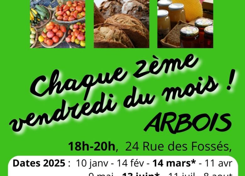 Marché bio festif