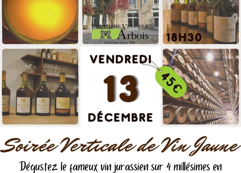 Soirée verticale de vin jaune