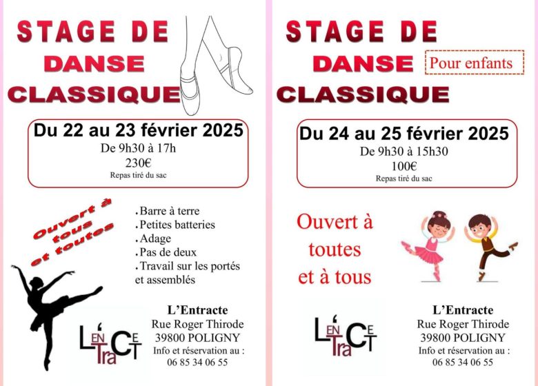 Stage de danse classique