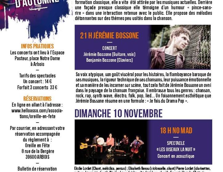 Festival Chansons d’automne