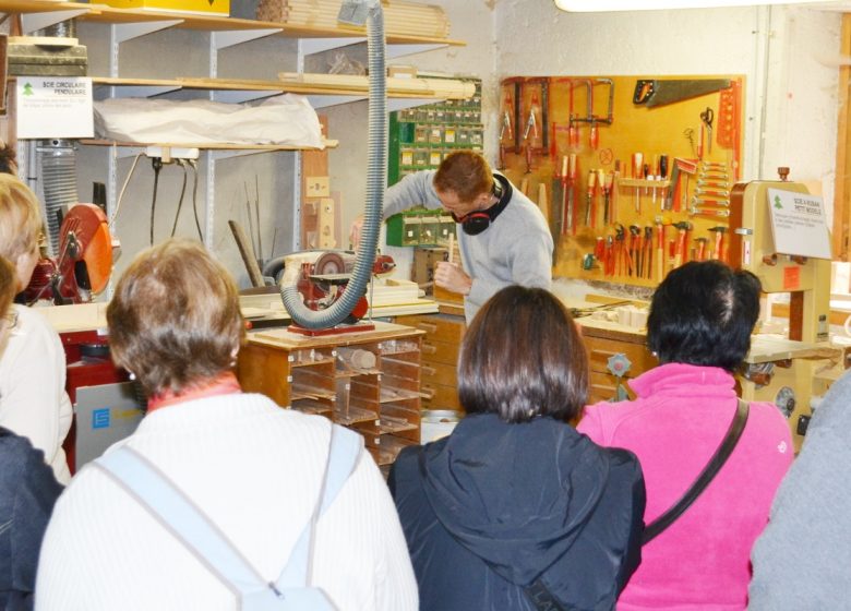 Visite guidée des ateliers – Sauge artisans du bois